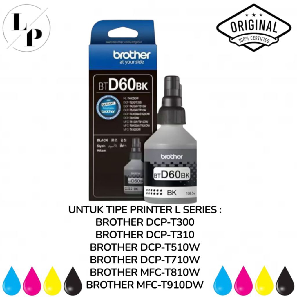 TINTA BROTHER BTD60BK ORIGINAL