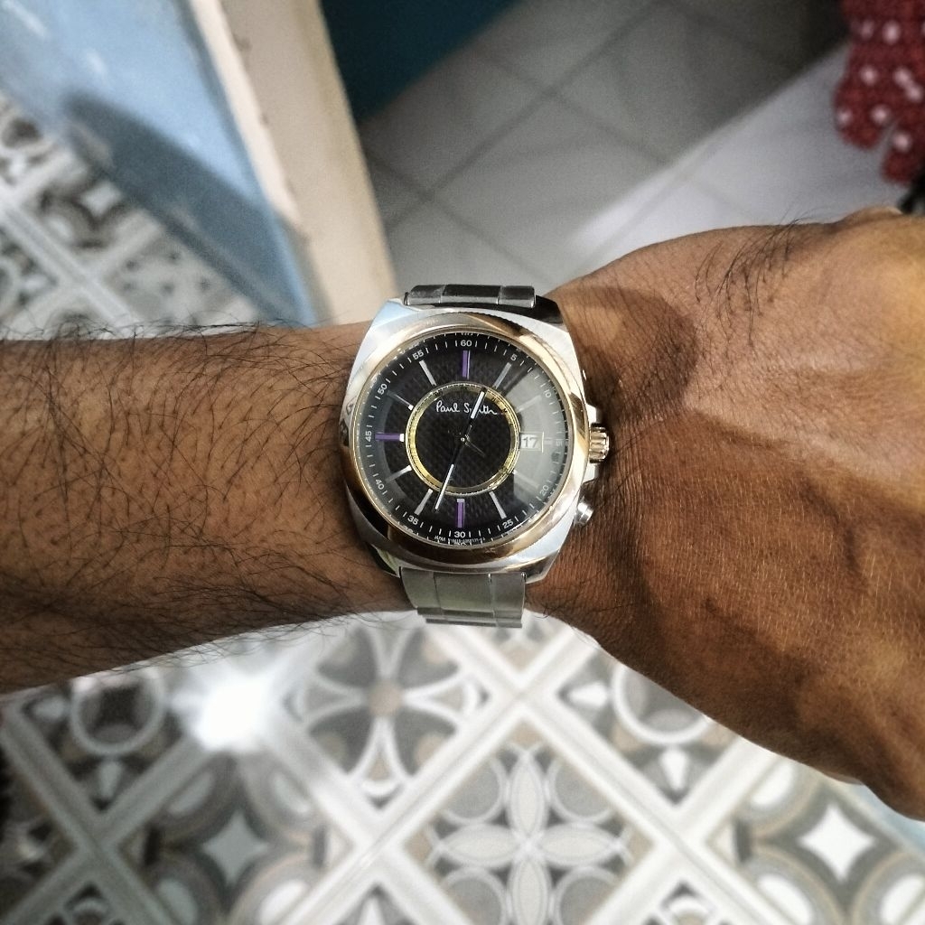 jam tangan ORIGINAL PAUL SMITH SOLAR TECH RADIO CONTROLED