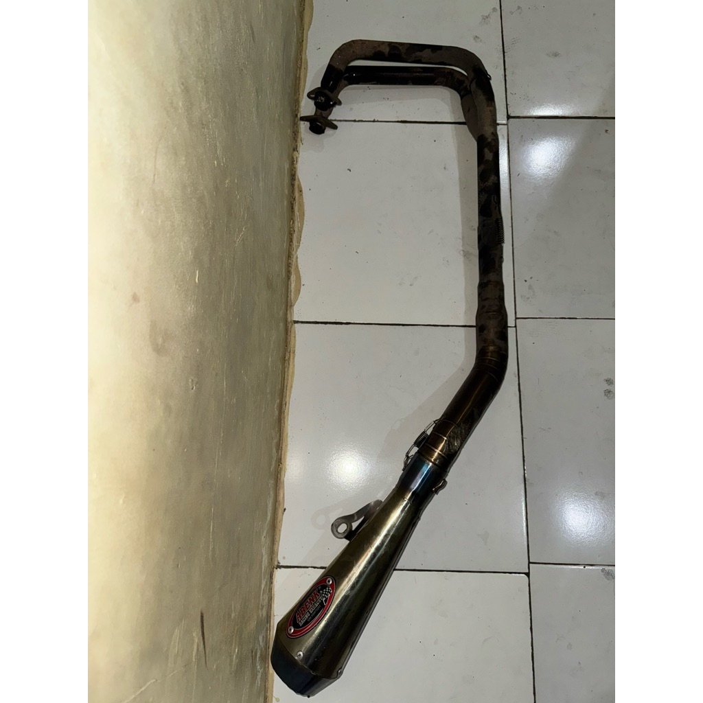 knalpot abenk racing ninja 250 karbu