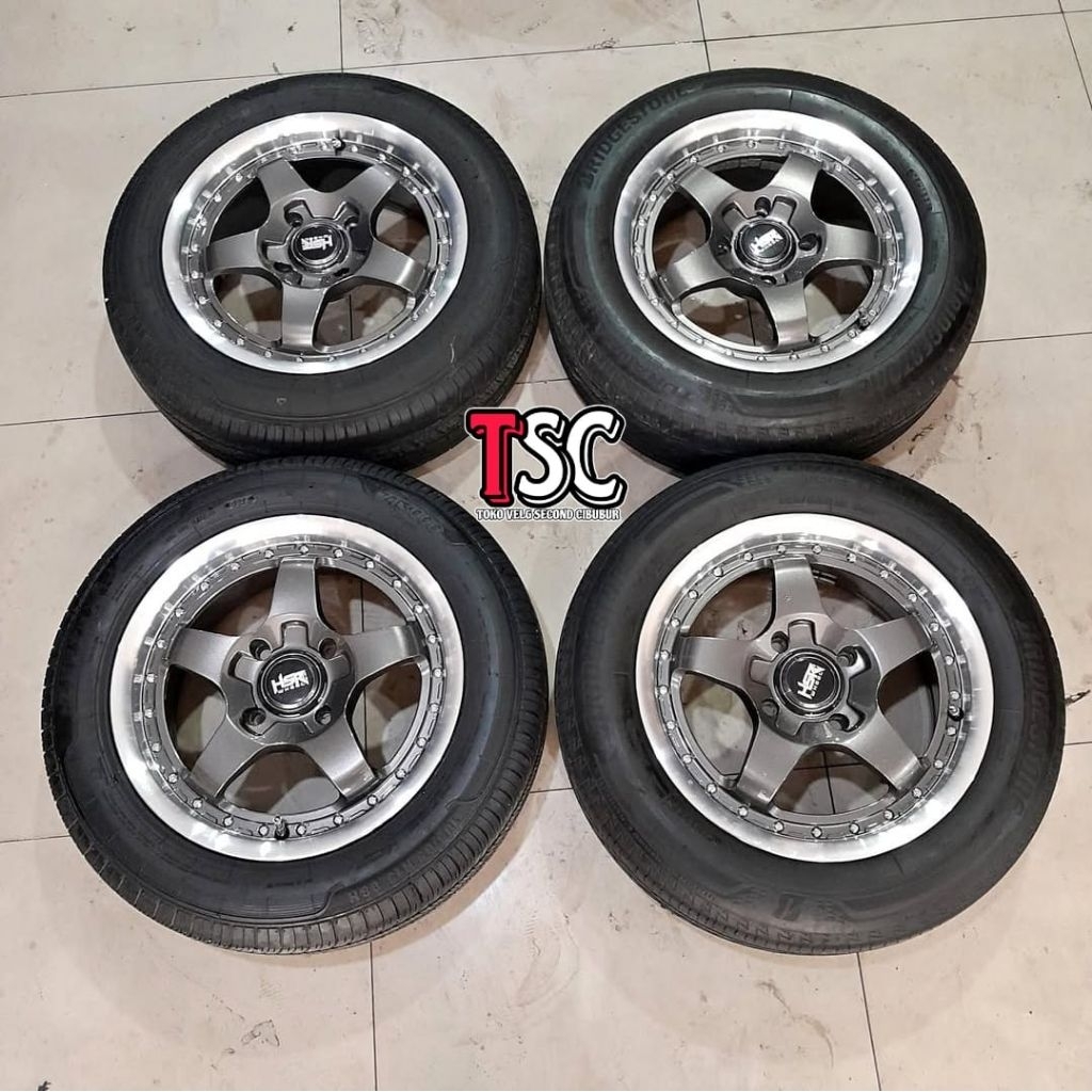 VELG SECOND | HSR BOB R15 PCD 4X114.3 PLUS BAN 185/65 R15