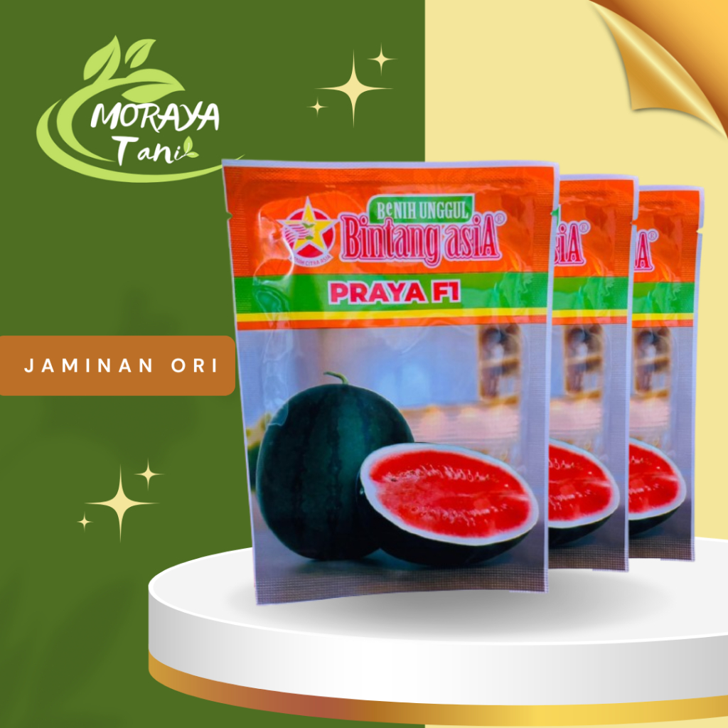 Benih semangka berbiji Praya F1 Bintang Asia 20 gram