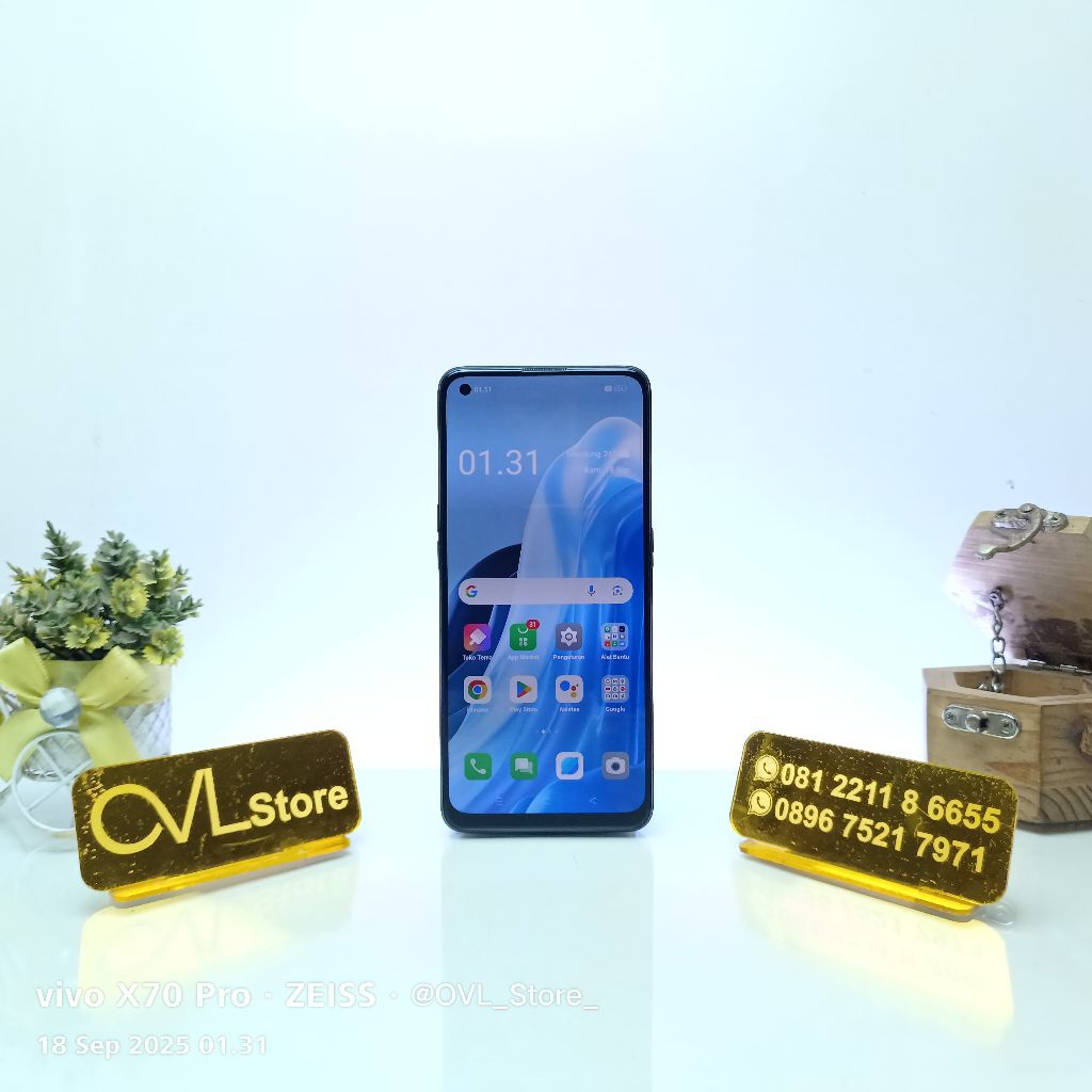 Oppo Reno 7z 5G RAM 8/128 GB HP Second Original Bergaransi