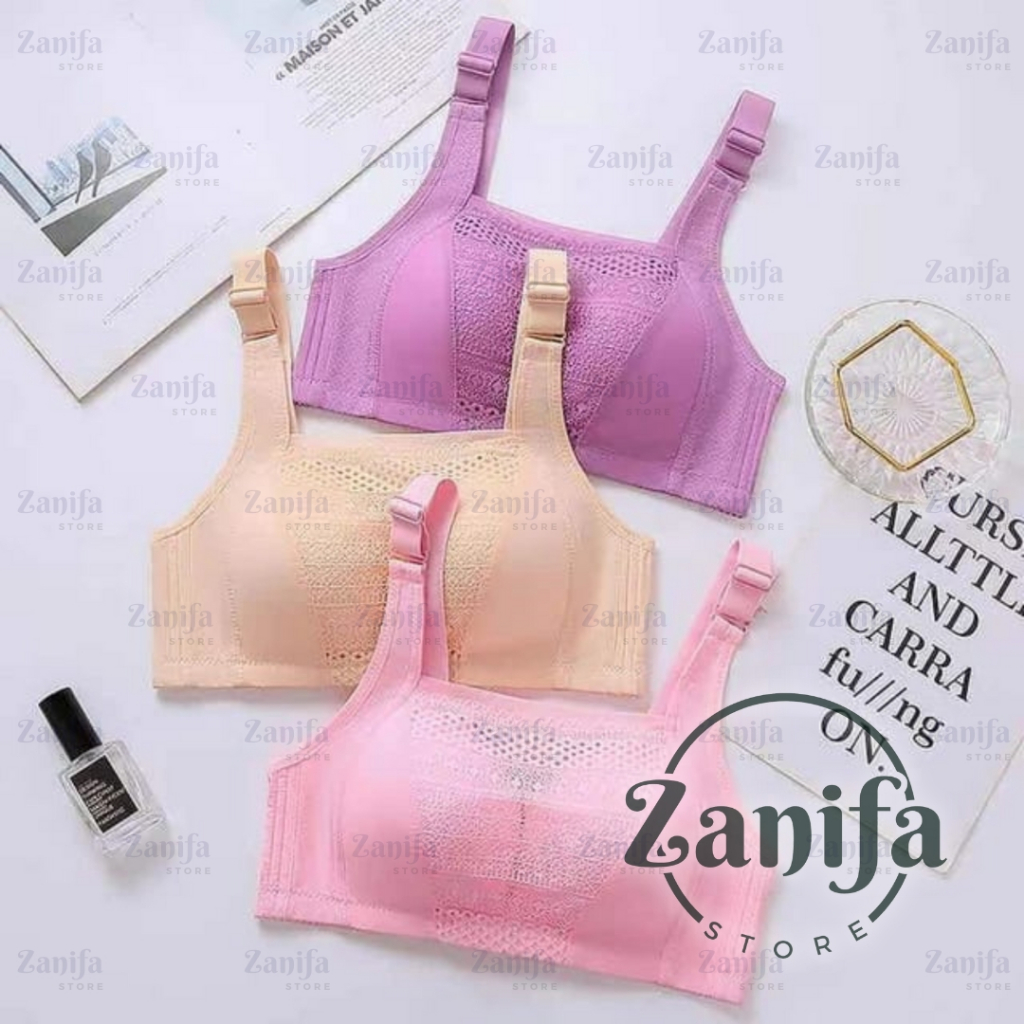 Bra BH Kemben Fashion Bra Busa Tanpa Kawat Cup B Size 36 - 42