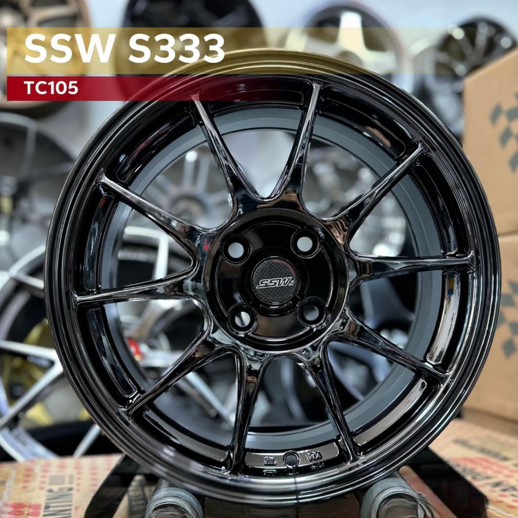 VELG TC105N R15 SSW ORIGINAL THAILAND LEBAR 7 PCD 4X100 velg mobil ring 15 velg racing r15 velg mobi