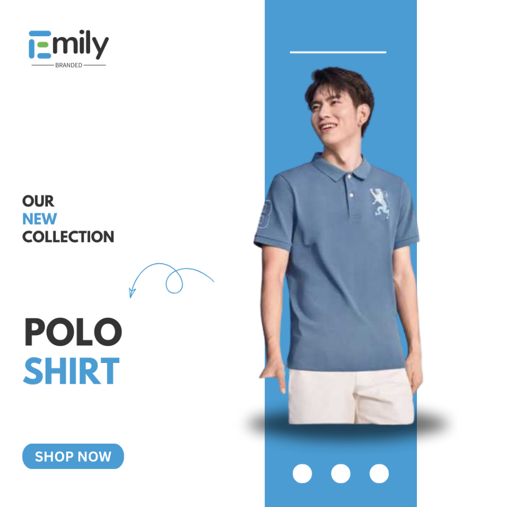 GIOR**NO POLO SHIRT PRIA BAHAN KATUN ADEM