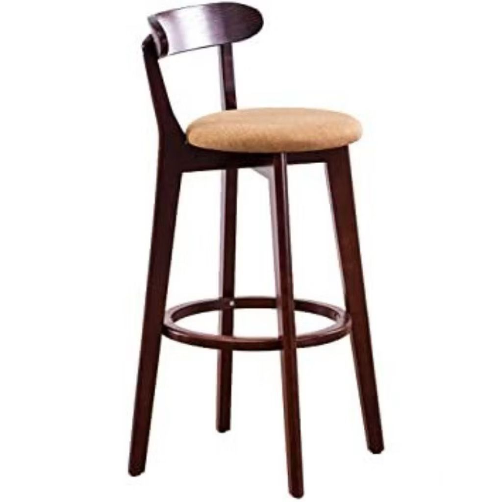 KURSI BAR ROPAN BULAT / KURSI CAFE ROPAN BULAT KAYU JATI