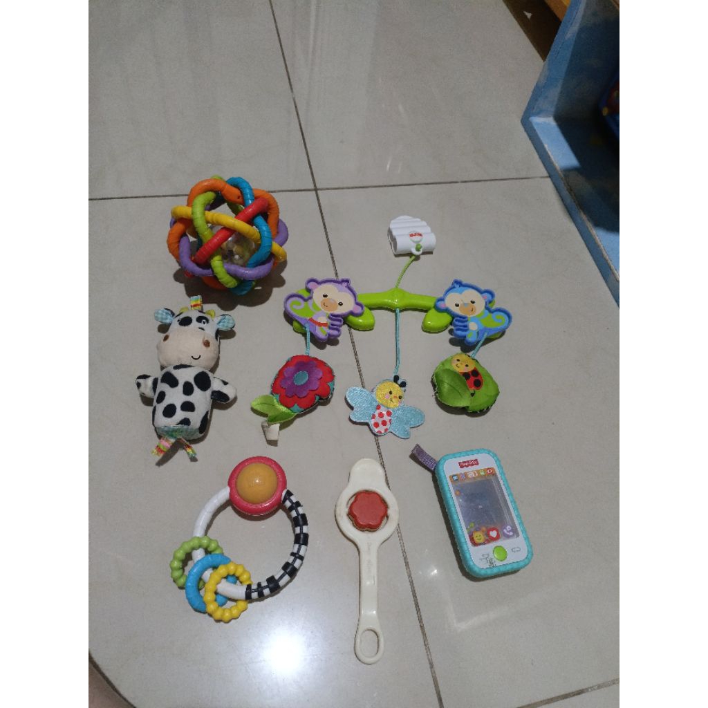paket mainan bayi branded preloved