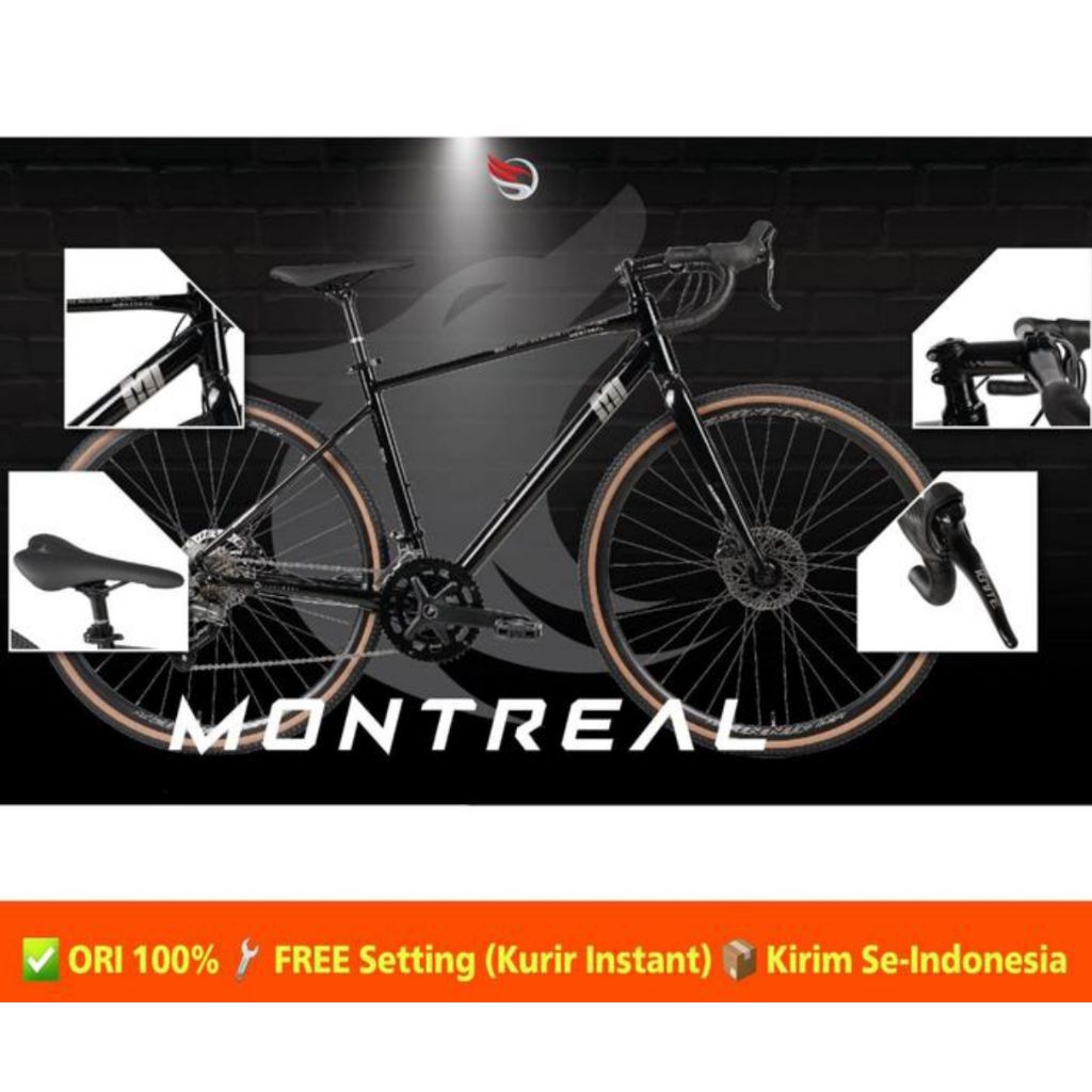 Sepeda Balap Road Bike Element Montreal Gravel