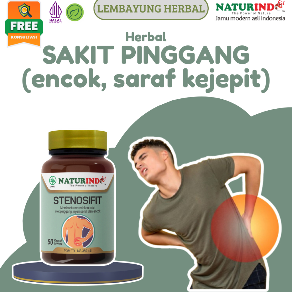 Herbal Sakit Pinggang Saraf Kejepit Encok Sakit Bokong Menjalar Sampai Kaki Kanan Kiri