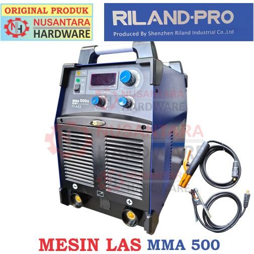 inverter welding mma 500 g riland pro, mesin las mma 500 g riland pro, mesin las busur mma 500 g, me