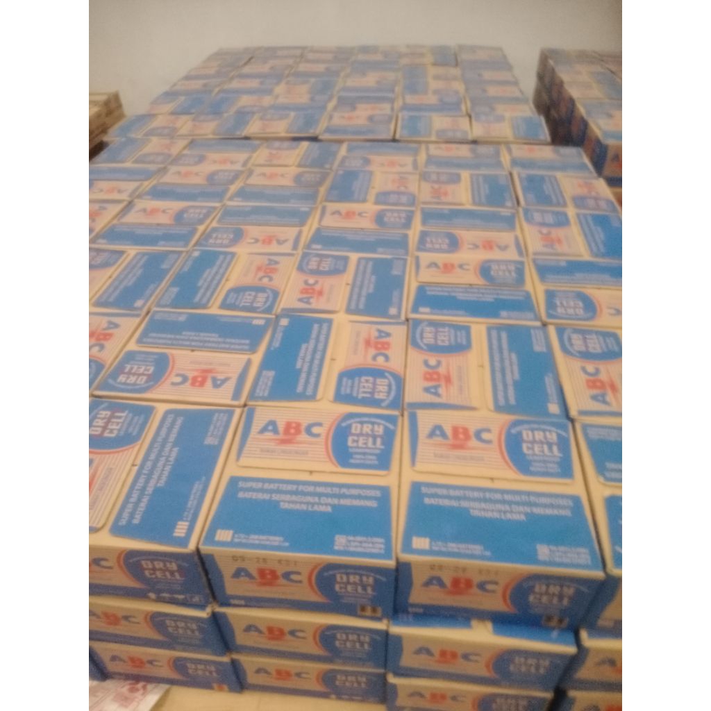 Baterai ABC biru - R6 AA 1.5V Original – Isi 1 Karton 12 Box /  24 Lusin, 144 Pcs | Tahan Lama & Ram