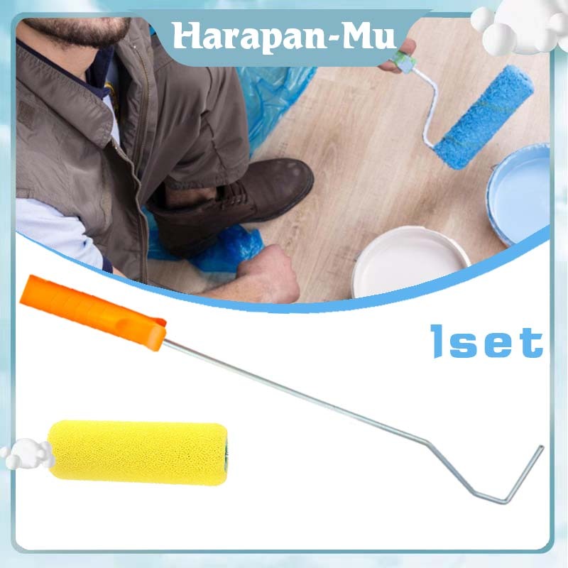 1Set 60cm Alat Cat Tembok Roller / Paint Roller Rol Bulu / Cat Tembok Gagang Panjang