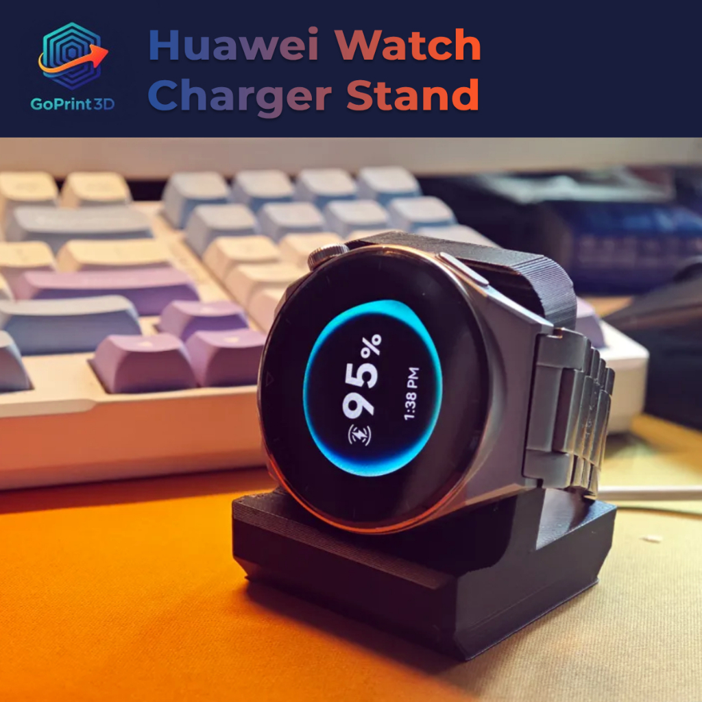 Huawei Watch Wireless Charger Docking Stand - Dudukan Charger Jam Tangan Smart Watch