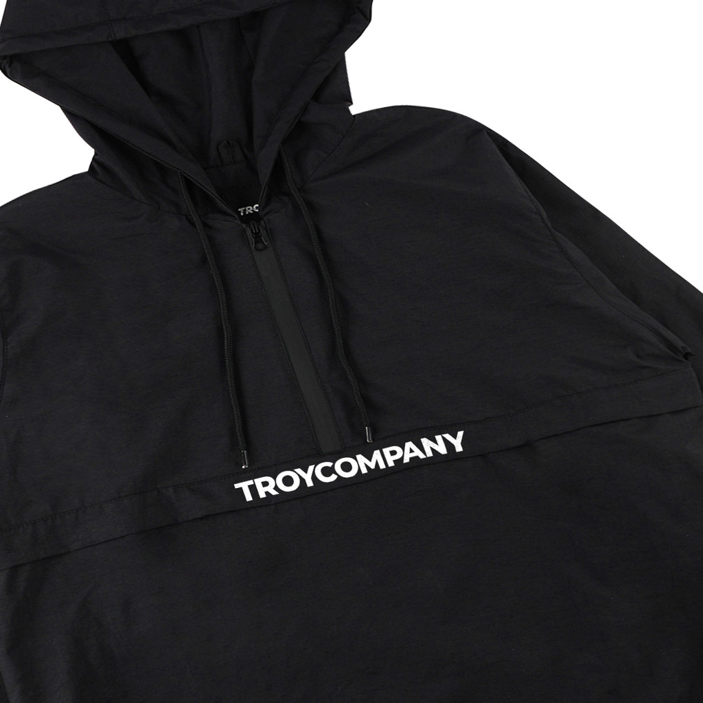 Troy Company Jacket Cagoule Black CMPY - Jaket Cagoule Hitam JCG 3318