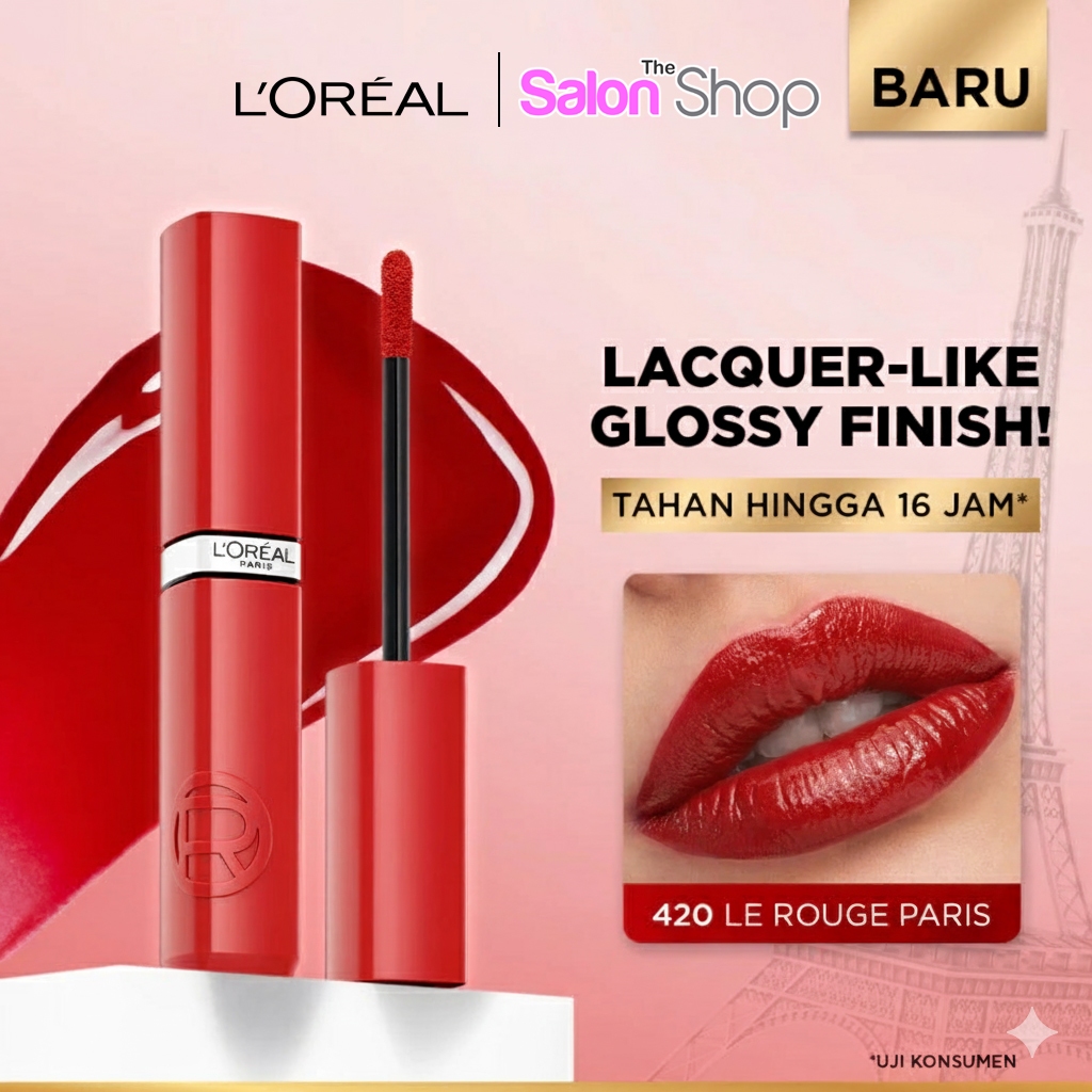 L'Oreal Paris Cosmetic Loreal Infaillible Laque Resistance Lipstik Transferproof Longlasting gdkd01