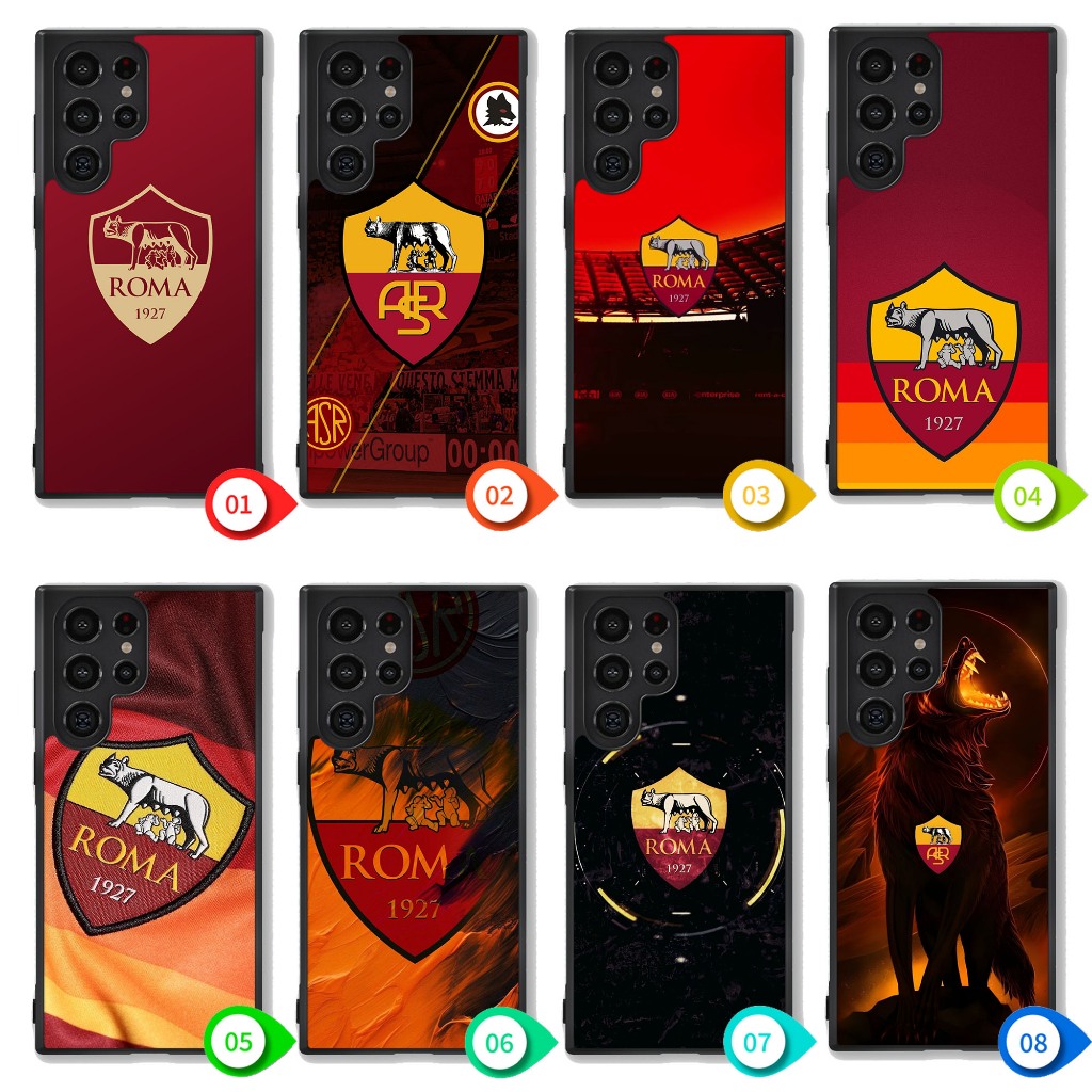 Case Samsung Galaxy S25 S24 S23 S22 S21 S20 Note 20 10 Ultra Plus FE Edge As Roma IC0211