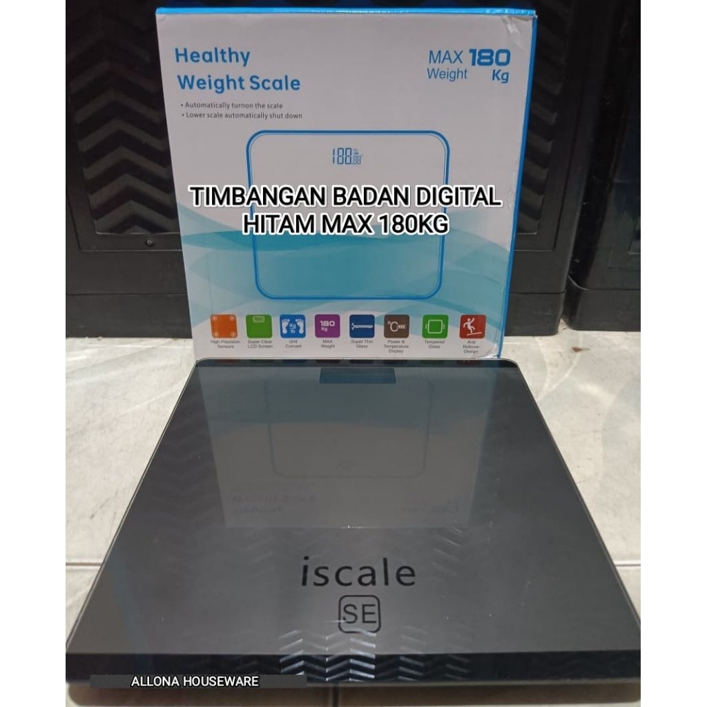TIMBANGAN BADAN DIGITAL MAX 180KG ISCALE