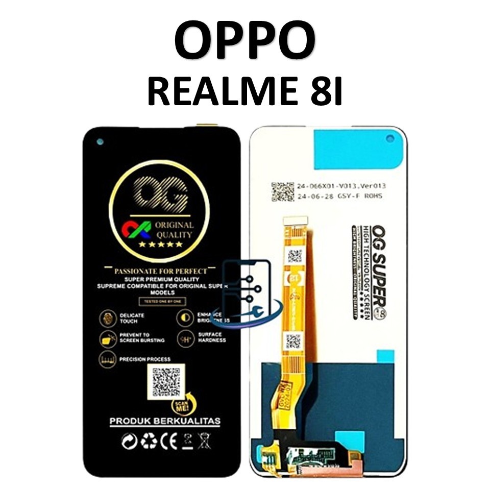 LCD TOUCHSCREEN REALME 8I ORIGINAL COMPLETE