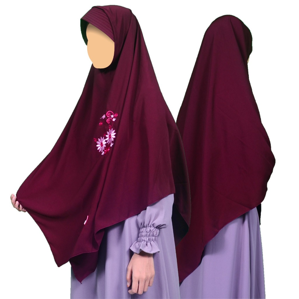 Jilbab Wolfis PKS Bunga Aster _ AFLAHA