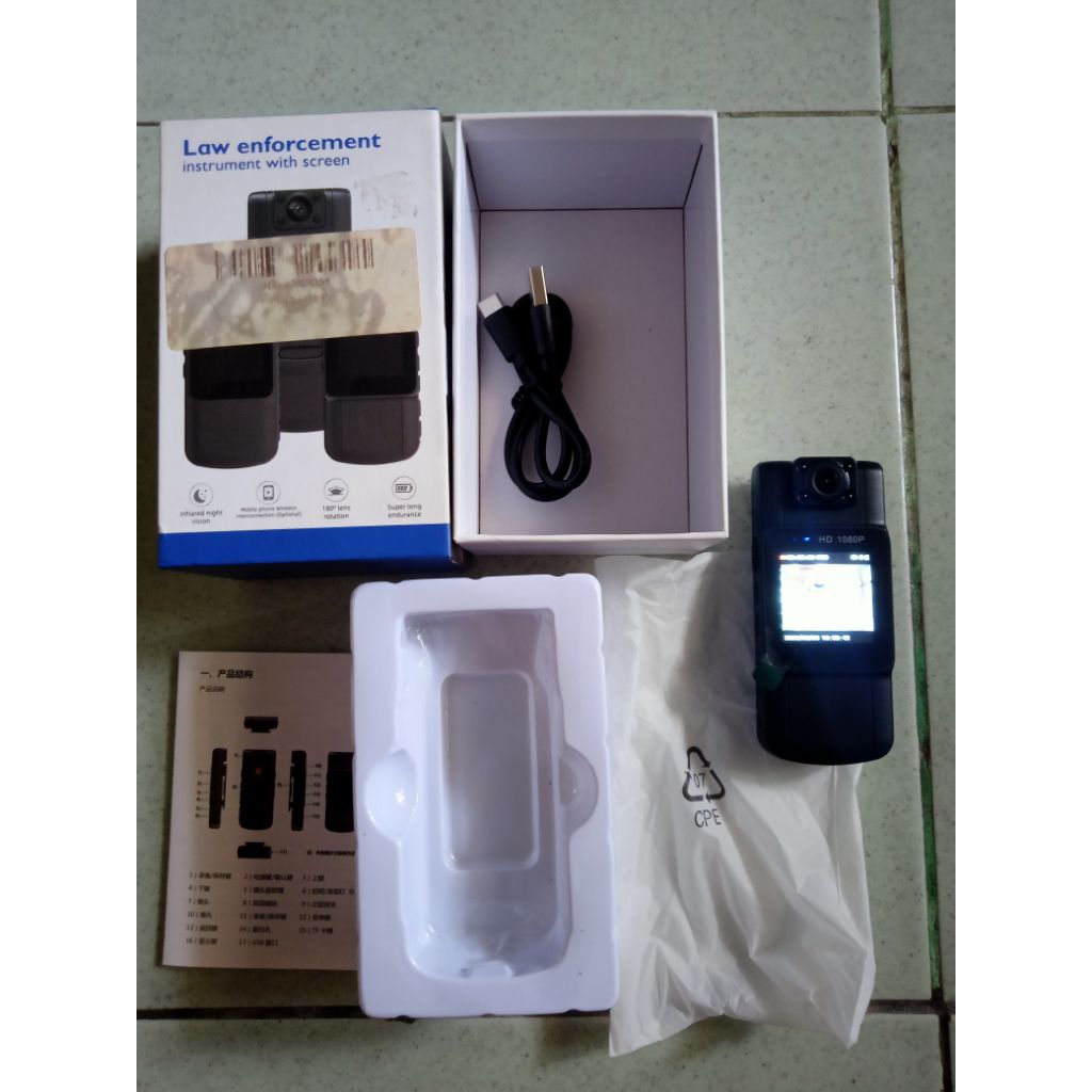 Kamera mini vlog jepit / tempel / vloger / mini kamera camera 1080p