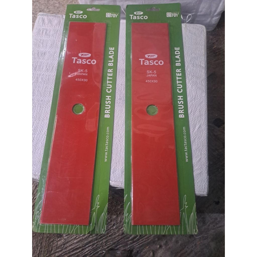 TASCO pisau potong rumput 450x90 pisau mesin potong rumput tasco panjang 450mm x 90mm