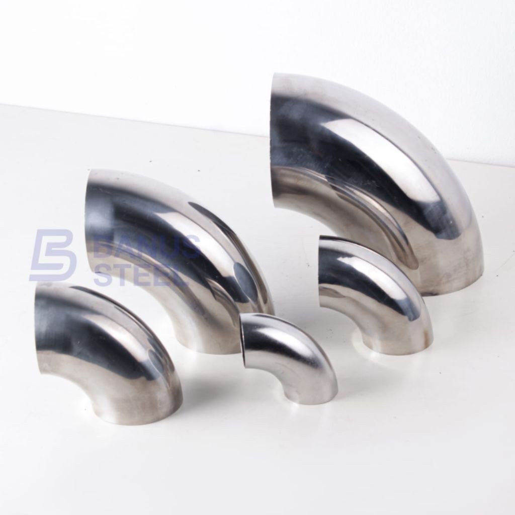 Soreshop_ Elbow Stainless 2" Inch / Elbow Knee Sambungan Pipa 2" Inch / Elbow Keni Las Sambungan