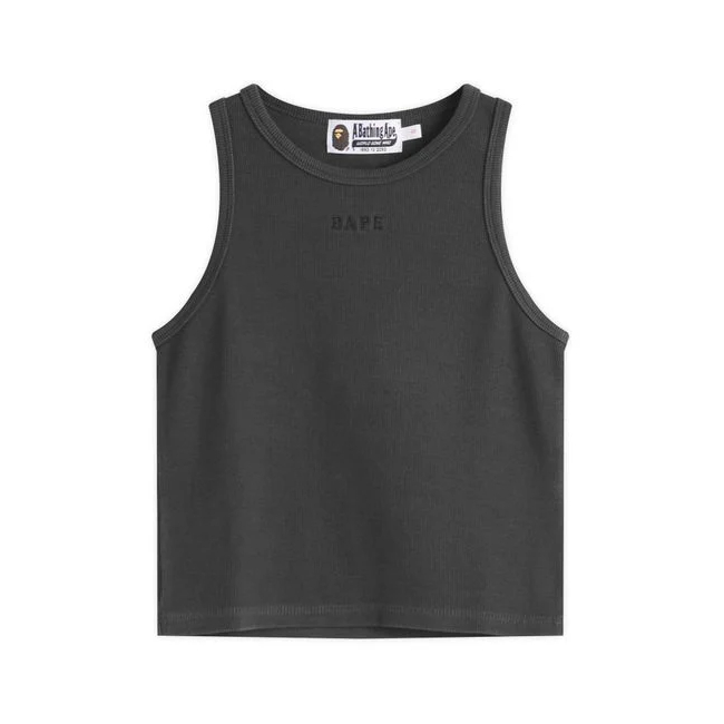 A Bathing Ape Original Pigment Dyed Rib Tank Top Ladies