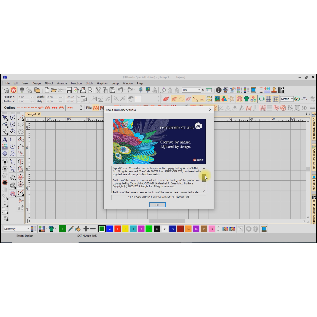 JASA BANTUAN INSTALL WILCOM EMBROIDERY STUDIO E4.2H + CORELDRAW + AKTIVASI