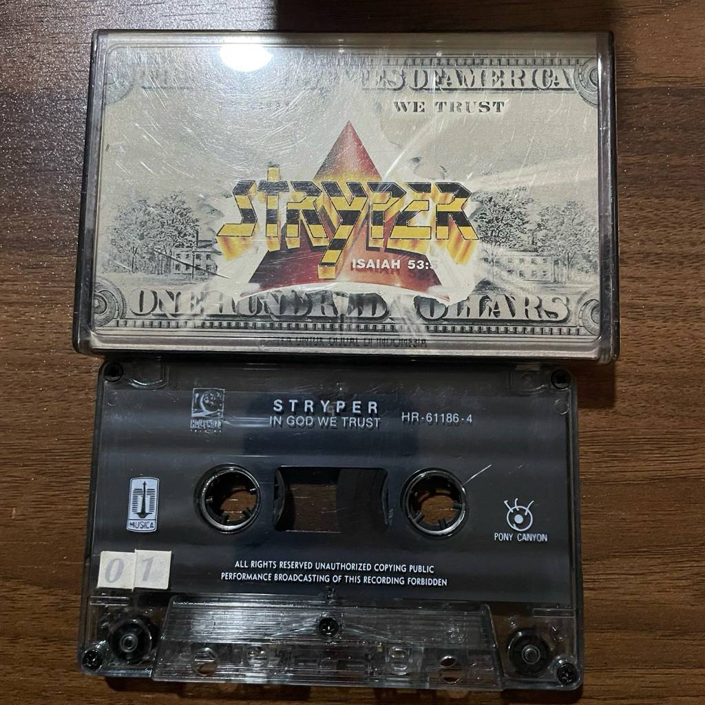 Kaset pita - Stryper - in god we trust