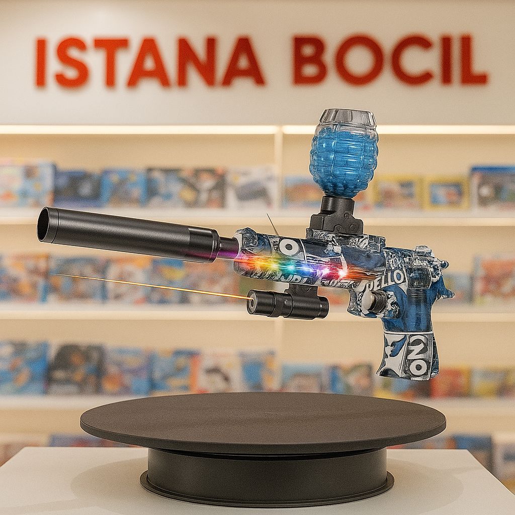 Istana Bocil Mainan  Anak WH75-4 DESERT EAGLE ELECTRIC– Tembakan Mainan Otomatis Bubble Water Gun