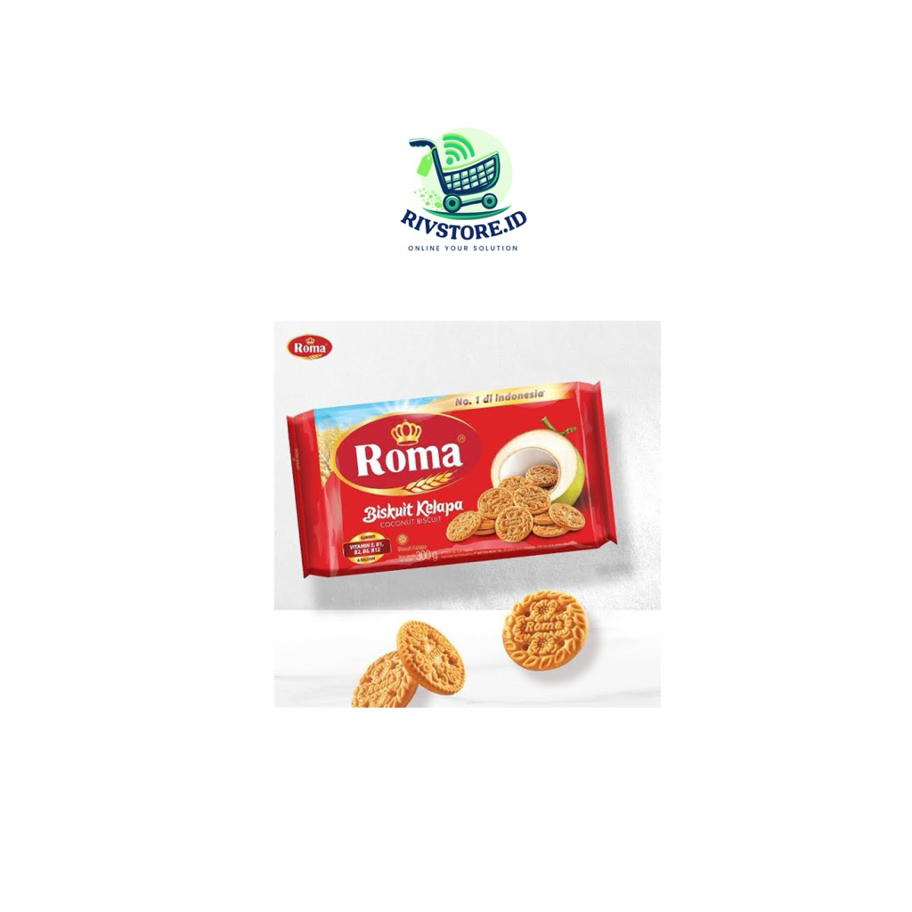 Biskuit roma kelapa 300gr/roma kelapa/biskuit kelapa roma murah