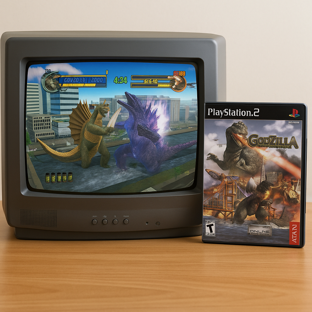 [ Game PS2 Playstation 2 ] Godzilla: Save the Earth