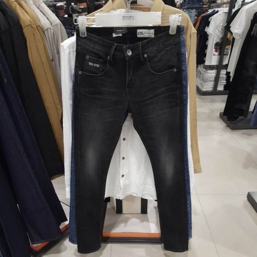 Bombboogie celana jeans panjang pria skinny original