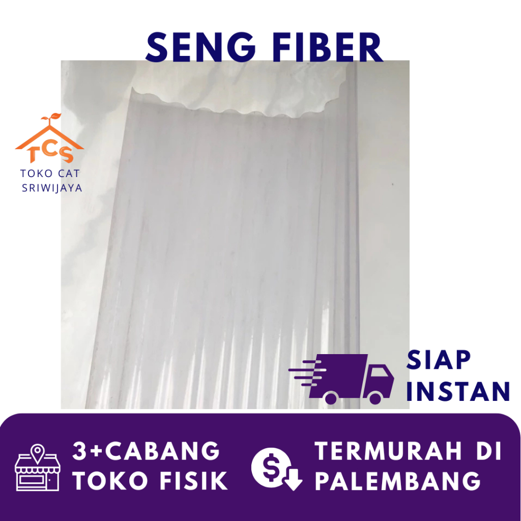 Seng Fiber / Atap Fiber / Gelombang Fiber