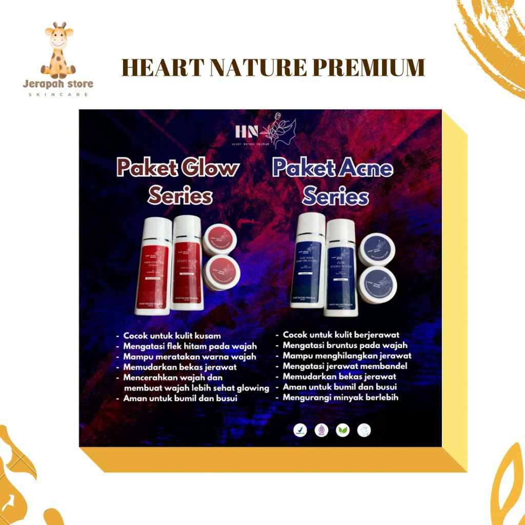 Heart Nature Premium SKINCARE PREMIUM GLOW DAN ACNE