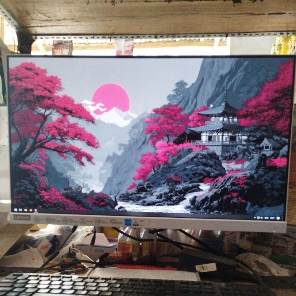 Monitor 24 inch Lenovo L24i-40 full set second | bekas