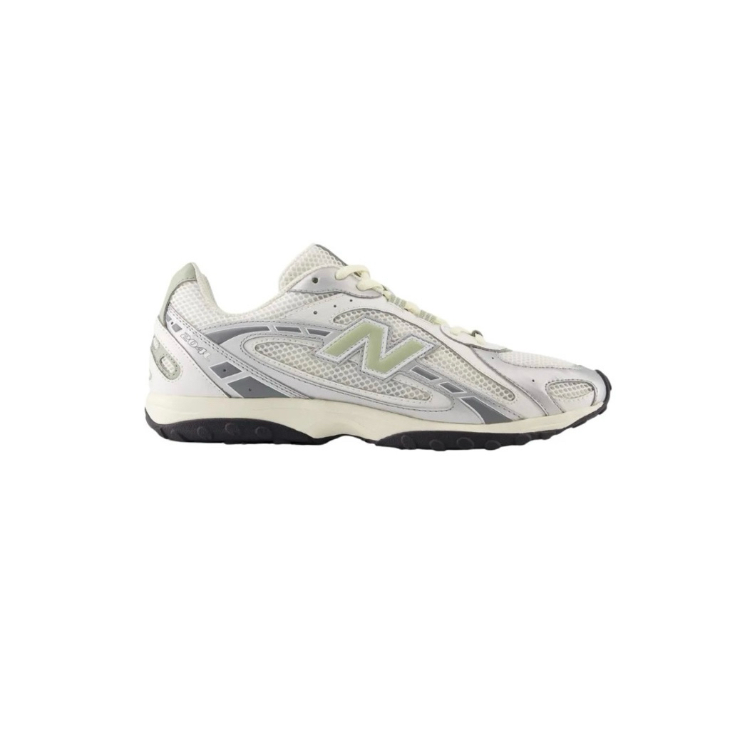Sepatu Sneakers Pria New Balance 204L Silver Metallic Sage Green Original 1000% (RESMI STORE)