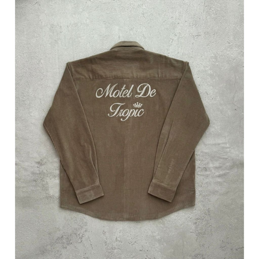 Motel De Tropic Corduroy Dusty Brown Ls