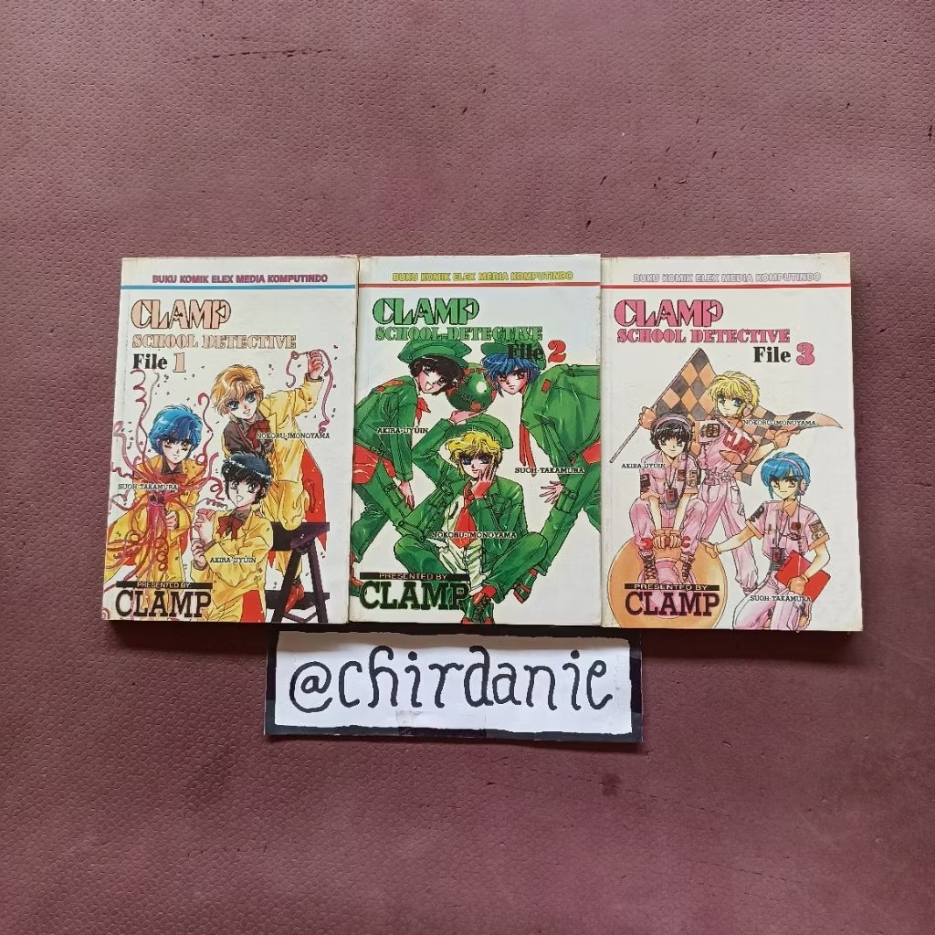 Komik CLAMP SCHOOL DETECTIVE 1-3 Tamat
