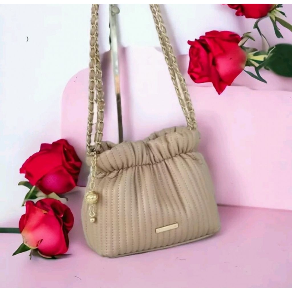 Haruka Bag - Tas Bahu Wanita Mini Terbaru - Tas Serut Wanita - Sunny Bags