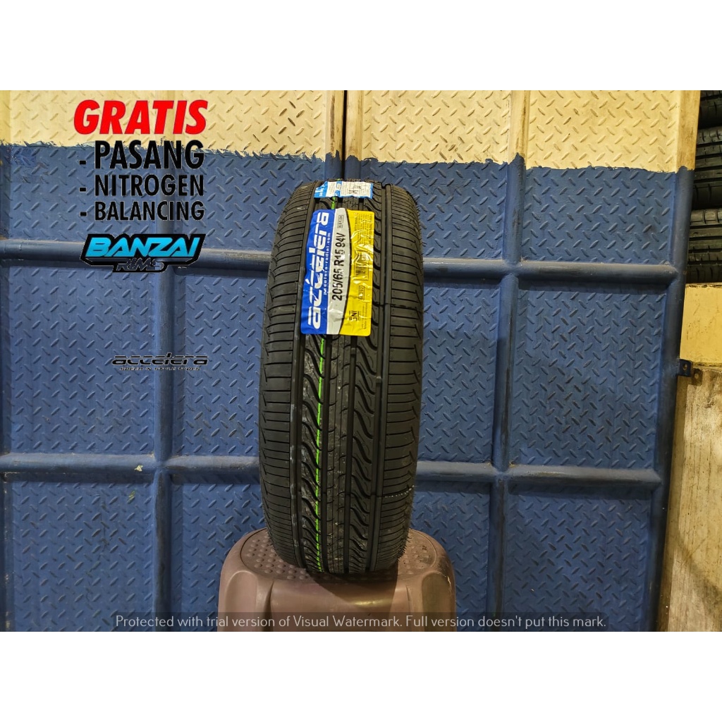 Ban Mobil Tubles R15 205/65 Tubeless ACCELERA ECO PLUSH 205 65 R15