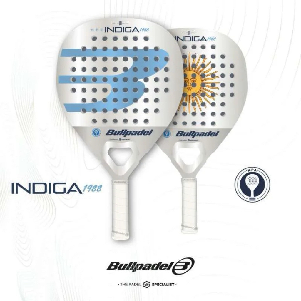 RAKET PADEL BULLPADEL INDIGA X ARGENTINA LIMITED EDITION . second like new
