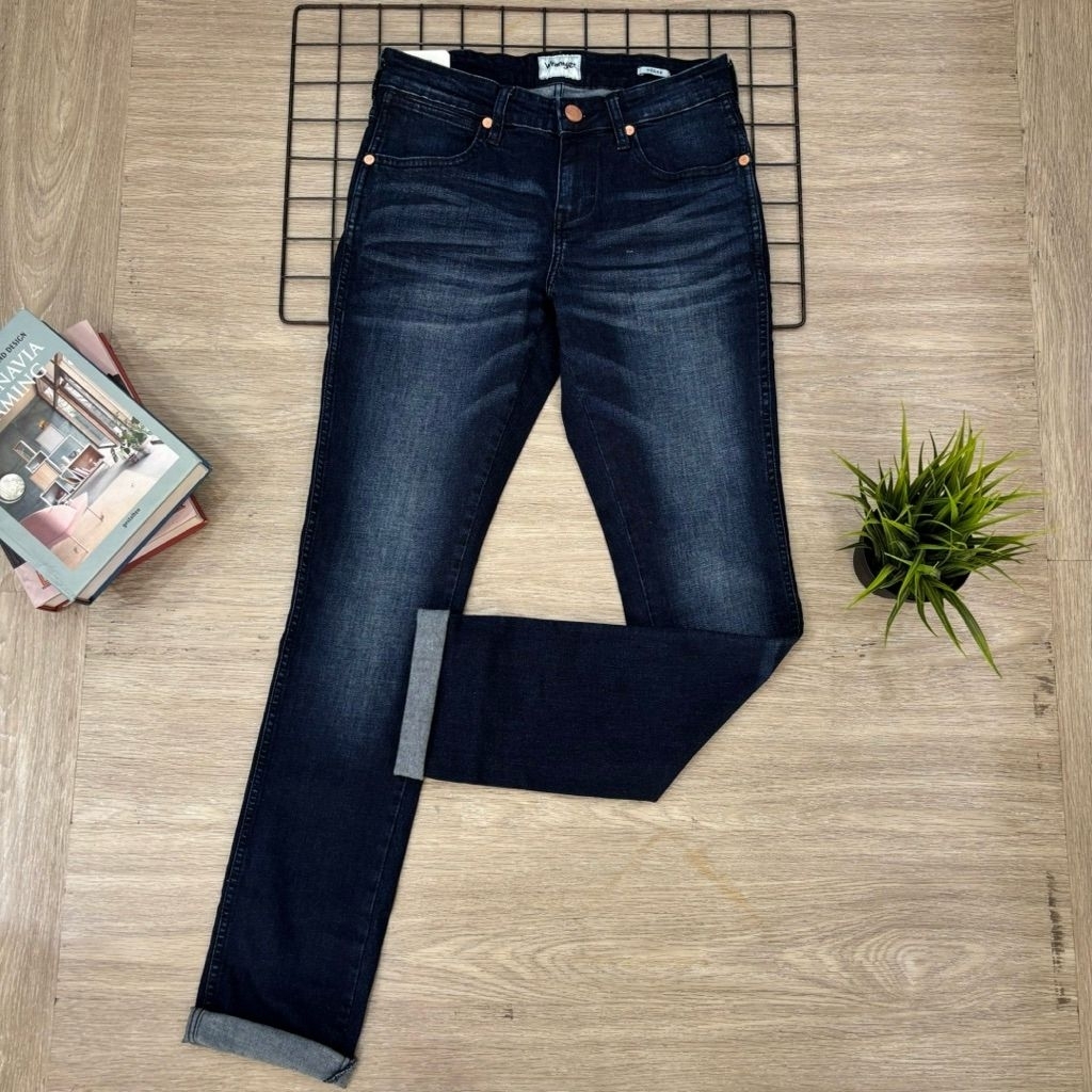 celana panjang wrangler pria original VEGAS SKINNY TAPERED