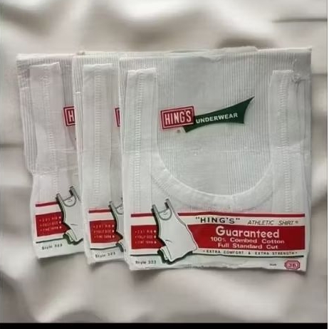 3 pcs singlet hings hongkong cap hijau