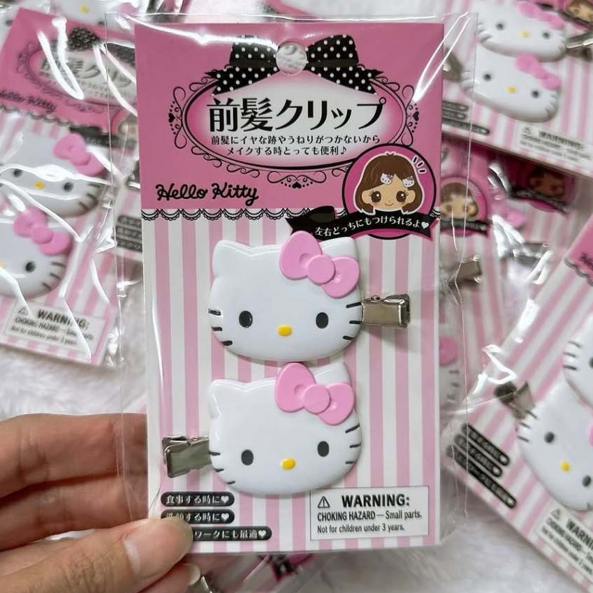 [READY STOCK] Sanrio JAPAN Hello Kitty Charmmy Hair Clip Jepit Poni Rambut