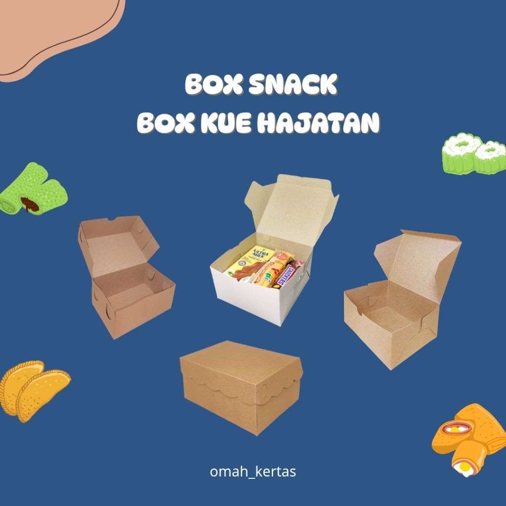 Box Kue Hajatan/ Box Snack/ Box Ulang Tahun