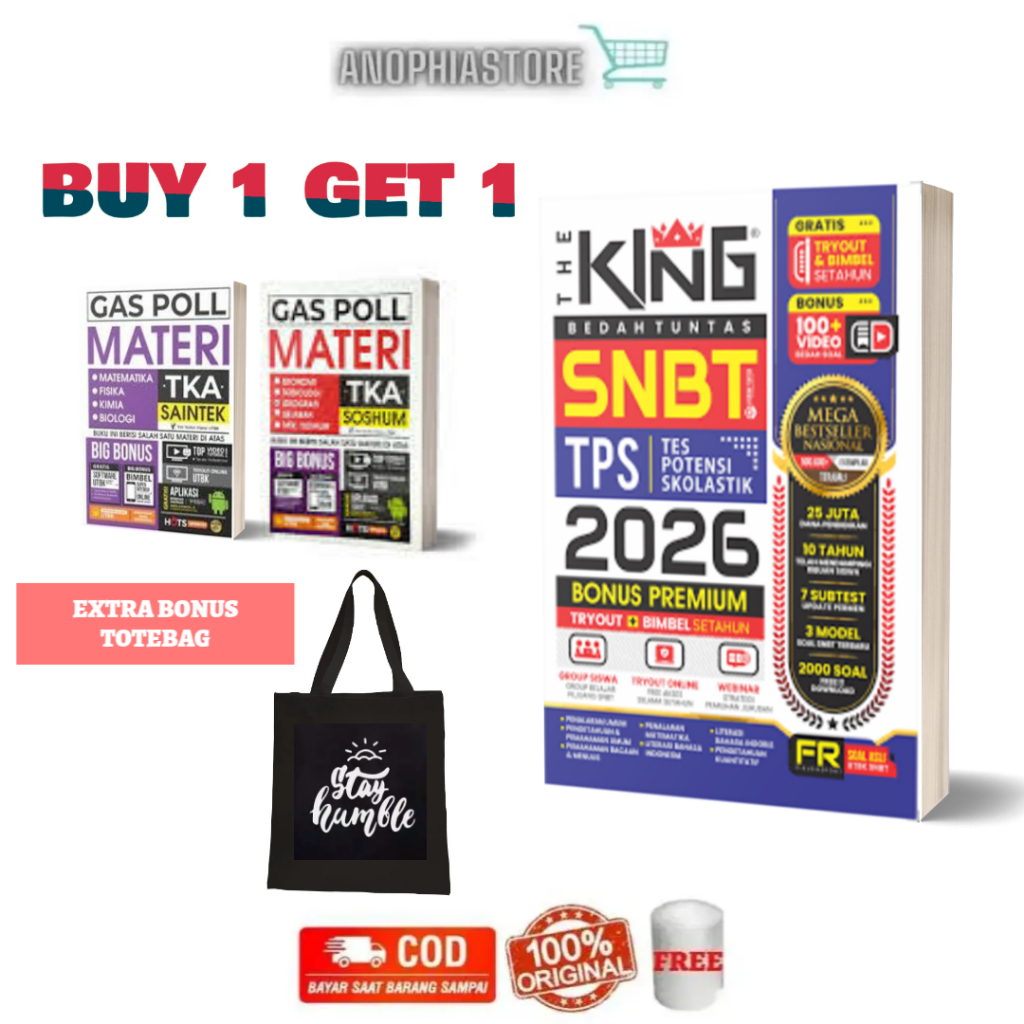 The King SNBT 2026 The King Bedah Tuntas SNBT TPS  2026