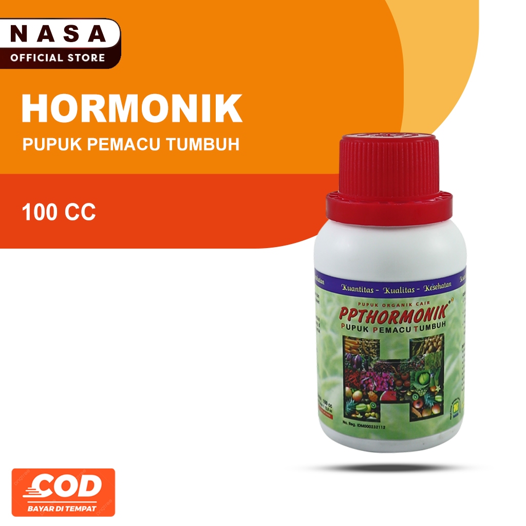 PPT HORMONIK NASA 100cc Pupuk Organik Multigna Pemacu Tumbuh Untuk Tanaman, Perikanan dan Peternakan