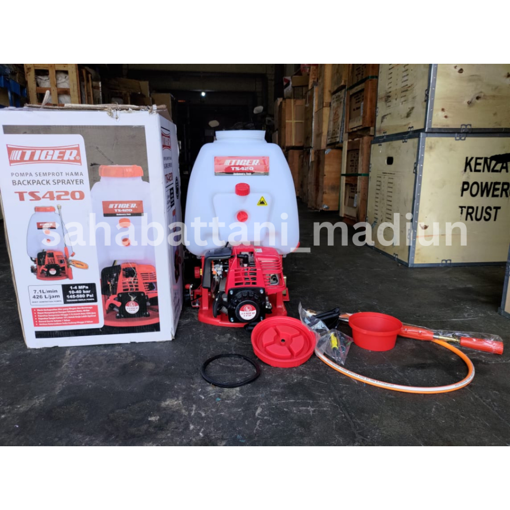 Mesin Sprayer Semprot Hama 20L TIGER TS420 4Tak / Engine Sprayer Semprotan Hama Disenfektan Obat Ham
