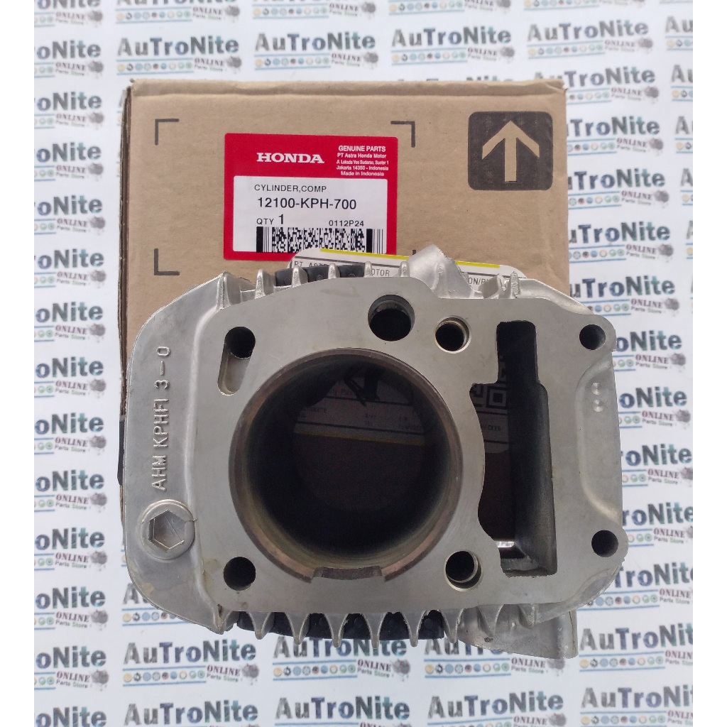 Blok Boring Piston Cylinder Comp 12100-KPH-700 Original Honda Supra X 125 PGM-FI 12100KPH700